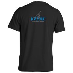 Kajak2 pamut póló - fekete