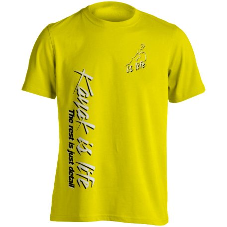 Kajak3 pamut póló - sárga