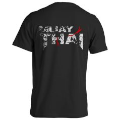 Kickbox2 pamut póló - fekete