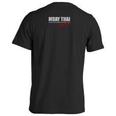 Kickbox3 pamut póló - fekete