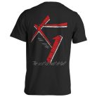 Kickbox8 pamut póló - fekete