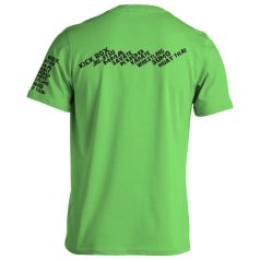 Kickbox9 pamut póló - lime