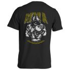Kickbox10 pamut póló - fekete