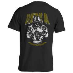 Kickbox10 pamut póló - fekete