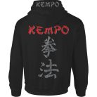 Kempo1 kapucnis pulóver - fekete2