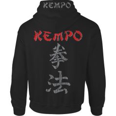 Kempo1 kapucnis pulóver - fekete2