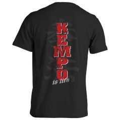Kempo2 pamut póló - fekete