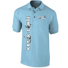 Kajak-kenu galléros póló 01 - világoskék