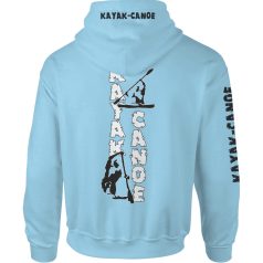Kajak-kenu1 kapucnis pulóver - világoskék 1