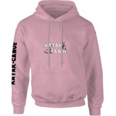 Kajak-kenu1 kapucnis pulóver - világos rózsaszín 1