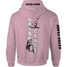 Kajak-kenu1 kapucnis pulóver - világos rózsaszín 1