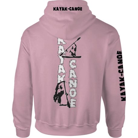 Kajak-kenu1 kapucnis pulóver - világos rózsaszín 1