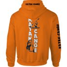 Kajak-kenu1 kapucnis pulóver - narancs