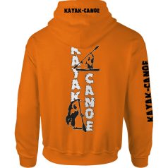 Kajak-kenu1 kapucnis pulóver - narancs