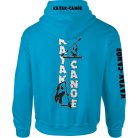 Kajak-kenu1 kapucnis pulóver -türkiz
