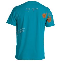 Koronglövészet1 pamut póló - türkiz