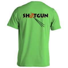 Koronglövészet2 pamut póló - lime