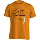Kosárlabda2 pamut póló - narancs