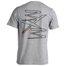 Kosárlabda3 pamut póló - cirmos fehér