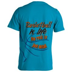 Kosárlabda4 pamut póló - türkiz