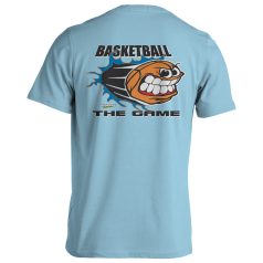 Kosárlabda5 pamut póló - világoskék