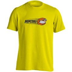 Kosárlabda5 pamut póló - sárga