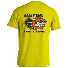 Kosárlabda5 pamut póló - sárga