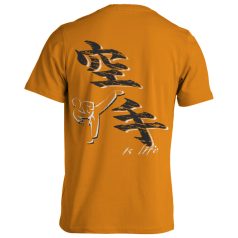 Karate1 pamut póló - narancs