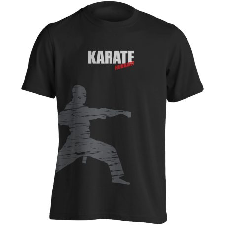 Karate4 pamut póló - fekete