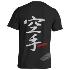 Karate4 pamut póló - fekete