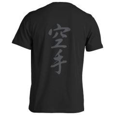 Karate5 pamut póló - fekete