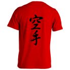 Karate5 pamut póló - piros