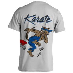 Karate6 pamut póló - fehér