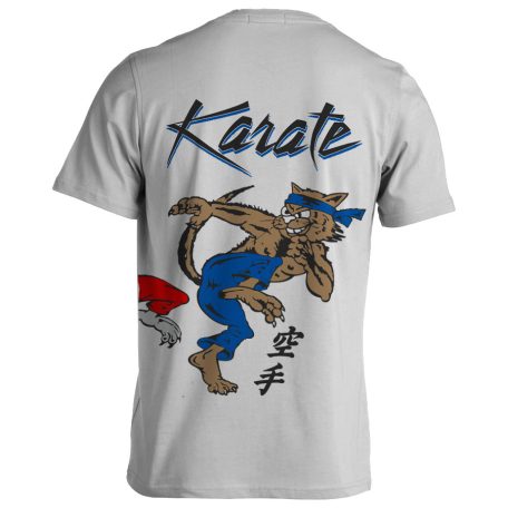 Karate6 pamut póló - fehér