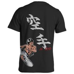 Karate7 pamut póló - fekete