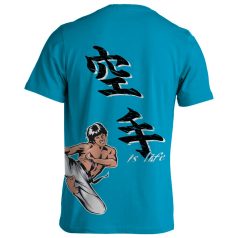 Karate7 pamut póló - türkiz