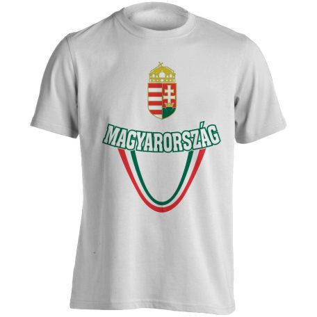 Magyarország3 pamut póló - fehér