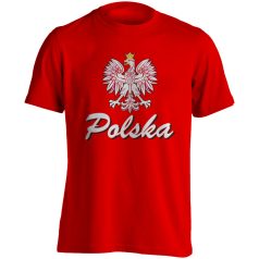 Szurkolói pamut póló - Lengyelország1