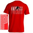 Szurkolói pamut póló - Lengyelország2