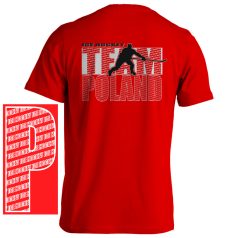 Szurkolói pamut póló - Lengyelország2