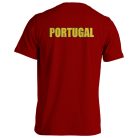 Szurkolói pamut póló - Portugália