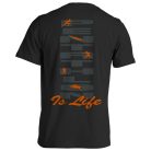 Öttusa1 pamut póló - fekete