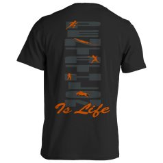 Öttusa1 pamut póló - fekete