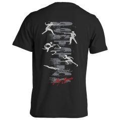 Öttusa2 pamut póló - fekete