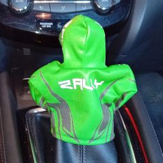 Rally dekor kapucnis pulóver - váltóbotra (zöld)