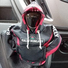 Rally Hungary dekor kapucnis pulóver - váltóbotra 