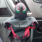 Rally Hungary dekor kapucnis pulóver - váltóbotra 