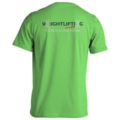 Súlyemelés1 pamut póló - lime