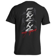 Vívás1 pamut póló - fekete