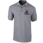 Birkózás galléros póló 02 - világos szürke